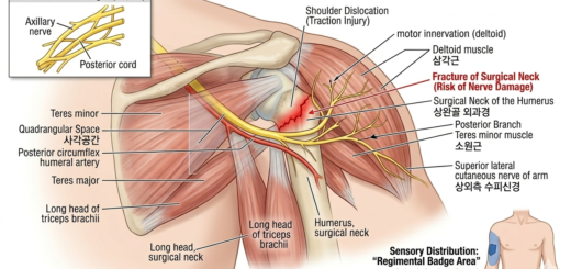 액와신경(Axillary nerve, 겨드랑신경)