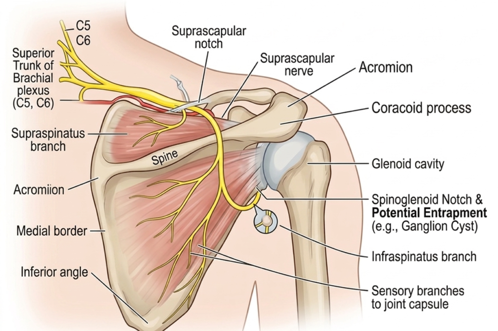 견갑상신경(Suprascapular nerve)