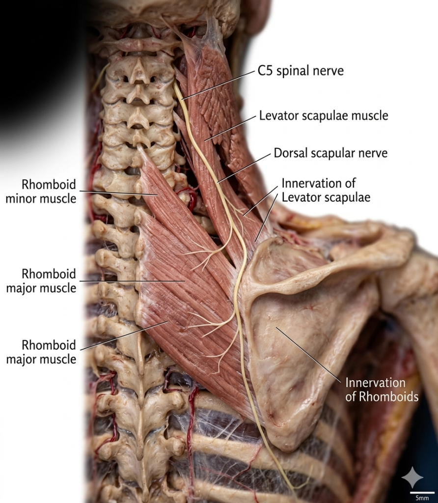 Dorsal Scapular Nerve : 견갑배신경