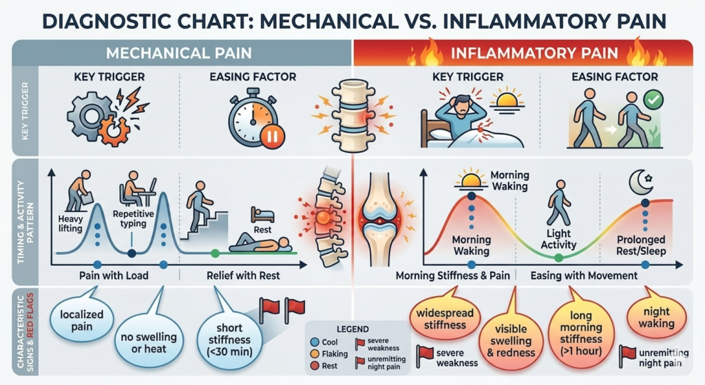 기계적 통증(Mechano Pain)과 염증성 통증(Inflammatory Pain)의 차이점 6가지 2 mechano_Inflammatory_Pain